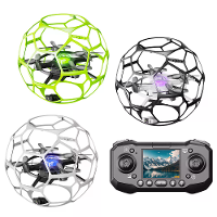 T26 Vliegende Voetbal WiFi FPV met HD camera Optische Flow Hovering Headless Modus 360° Stunt Spin Hoogte LED Licht Kind