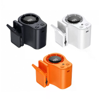 T511 Buiten hangend heupfana USB oplaadbaar clip on mini ventilator 199 snelheid LED display stille draagbare ventilator