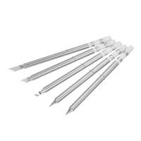 T65 soldeerijzer puntenset 5 stuks loodvrije metaal hoge levensduur anti verkleuring coating efficiënte soldeerprestatie