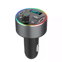 T69 bluetooth V5.0 FM Transmitter Dual 20W PD Car Charger 9 Kleuren Achtergrondverlichting Digitaal Display Handsfree Be