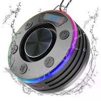 T7 IPX7 Waterdichte Spreker RGB Draagbare bluetooth Spreker met Zuignap Stereo Subwoofer LED Display TWS Handsfree Oproe