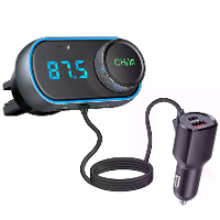 T78 Luchtuitlaat Auto bluetooth V5.0 FM Transmitter 30W PD + QC3.0 Snellader Hi fi Muziekspeler Handsfree Bellen U Schij