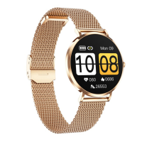 T8mini 1.19 Inch AMOLED scherm Corning Gorilla Glass paneel Hartslag Bloeddruk Bloedzuurstofmonitor Stressmeting Ademhal