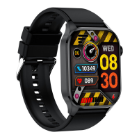 T98 2.04Inch AMOLED scherm bluetooth gesprek Niet invasieve Bloedglucose Hartslag Bloeddruk SpO2 Monitor Urinezuur Lipid