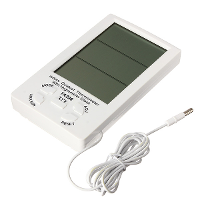 TA298 Digital LCD Indoor Thermometer Hygrometer Clock Humidity Meter
