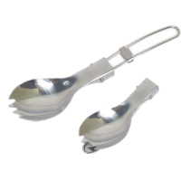 Tableware Foldable Stainless Steel Picnic Spoon Fork