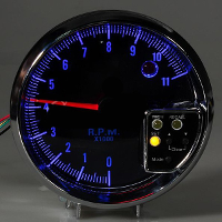Tachometer Shift Light Alarm Lamp 8142s Blue Led Lens