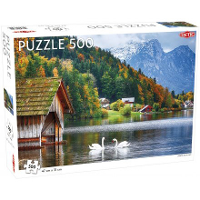 Tactic Puzzel Landscape: Swans on a Lake