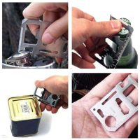 Tactical Mini Knife Card Life Saving Multifunctional Tool Card Outdoor Survival