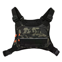 Tactische borsttas voor mannen comfortabele sportieve voorste vestrugzak tas voor wandelen fietsen outdoor kamperen viss
