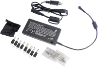 HN Power HNP72 Uni Tafelnetvoeding, instelbaar 12 V/DC, 13 V/DC, 14 V/DC, 15 V/DC, 16 V/DC, 17 V/DC, 18 V/DC, 19 V/DC, 20 V/DC, 21 V/DC, 22 V/DC, 23 V/DC, 24