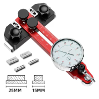 Tafelsaw Alignement Gauge Calibrator Dial Indicator Dun Rip Jig Aluminium Legering Hoge Precisie Eenvoudige Setup Veelzi