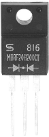 Taiwan Semiconductor Schottky diode TSF30H200C Array   tweevoudig Tube