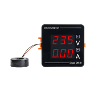 TAIYEDQ AC stroom  en spanningscombinatiemeter CH 72VA Ingebouwde digitale displaymeter AC50 500V 0 120A