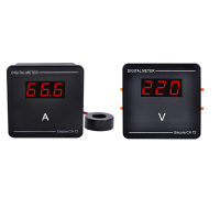 TAIYEDQ CH72 V CH72A AC Digitale Voltmeter Voeding AC50 300V AC Digitale Ampèremeter 50 300V Meetbereik 0.1 300A