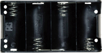 Takachi SN 1 4S Batterijhouder 4x D (mono) Drukknopaansluiting (l x b x h) 137.4 X 71.6 X 28.5 Mm