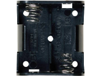 Takachi SN22S Batterijhouder 2x C (baby) Drukknopaansluiting (l x b x h) 61.2 X 56.1 X 24.5 Mm