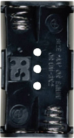 Takachi SN32S Batterijhouder 2x AA (penlite) Drukknopaansluiting (l x b x h) 57.6 X 31.2 X 15 mm