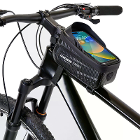 TAKEZERO 1L Fietstas Waterdichte Fiets Telefoonhouder Frame Voorste Buiskoffer Telefoonhoes Ondersteuning voor 4.7 6.8 I