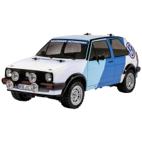 Tamiya 1:10 RC auto Elektro Rallywagen 1:10 RC Volkswagen Golf MK2GTI 16VRally Brushed 4WD Bouwpakket MF 01X