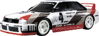Tamiya 1:10 RC auto Elektro Straatmodel Audi 90 quattro Racing 4WD Bouwpakket TT 02