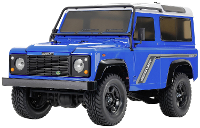 Tamiya 1:10 RC Land Rover Defender 90 CC 02 1:10 RC auto Elektro Terreinwagen 4WD Bouwpakket