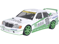 Tamiya TT 01E Mercedes Benz 190E debis Zakspeed Brushed 1:10 RC auto Elektro Straatmodel 4WD Bouwpakket
