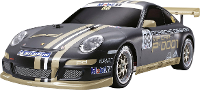 Tamiya Tt 01e Porsche 911 Gt3 Cup Vip 2007 Brushed 1:10 Rc Auto Elektro Straatmodel 4wd Bouwpakket