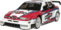 Tamiya TT 02 Alfa Romeo 155 Martini Brushed 1:10 RC auto Elektro Straatmodel 4WD Bouwpakket