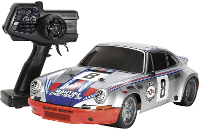Tamiya Tt 02 Porsche Carrera Rsr Brushed 1:10 Rc Auto Elektro Straatmodel 4wd Rtr 2,4 Ghz