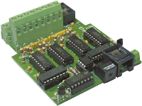 Tams Elektronik 44 01406 01 S88 4 Terugmelddecoder Module, Zonder Kabel, Zonder Stekker