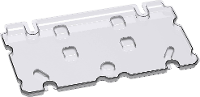 Tanos 83500890 TANOS Inlegstuk (voor deksel) 1 stuks (l x b x h) 153 x 257 x 9 mm