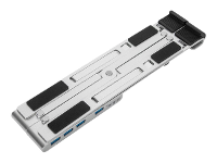 Targus AWU100205GL Laptopstandaard In hoogte verstelbaar, USB hub functie