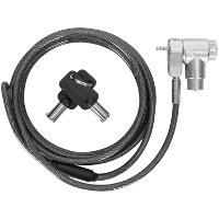Targus DEFCON Ultimate Universal Keyed Cable Lock with Slimline Adaptable Lock Head diefstalbeveiliging