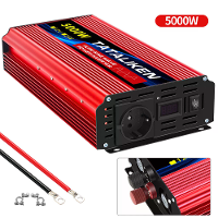 TATALIKEN Spanningsomvormer 12V 24V naar 110 220V Pure Sinusgolf 2000W Nominaal Vermogen 5000W Piekvermogen Converter Th