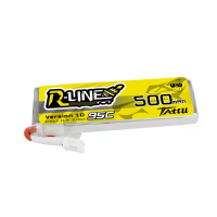 Tattu 3.7V 500mAh 95C 1S LiPo batterij PH2.0 Voor Mini RC Drone