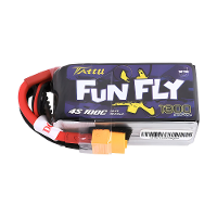 TATTU FUNFLY 4S 14.8V 1300mAh 100C 4S1P LiPo batterij XT60 plug voor Eachine Wizard X220S FPV Racer RC Drone