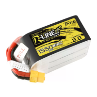 TATTU R LINE 3.0 22.2V 120C 1550mAh 6S1P LiPo Batterij XT60 Stopcontact voor RC Drone FPV Racing