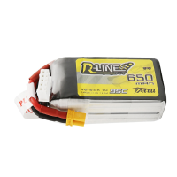 Tattu R Line 4S 14.8V 650mAh 95C 4S1P Lipo batterij XT30 Plug voor GEPRC Tern LR40 FPV Racing Drone