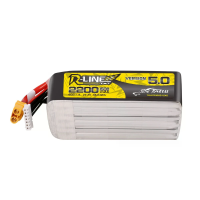 TATTU R LINE 5.0 LiPo 22,2V 150C 2200mAh 6S1P Lithiumbatterij XT60 snoer voor RC drone