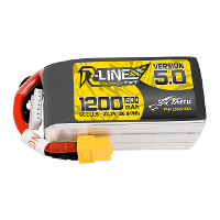 TATTU R Line Versie 5.0 22.2V 1200mAh 150C 6S LiPo Batterij XT60 stekker voor SpeedyBee Master 5 RC FPV Race Drone