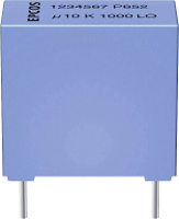 TDK B32529C1104J000 1 stuk(s) Polyester condensator 0.10 ΜF 100 V/DC, 63 V/AC 5 % 5 mm (l x b x h) 7.30 X 2.50 X 6.50 Mm