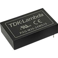TDK PXG M20 24WD12 DC/DC converter 12 V/DC 5 V/DC,  5 V/DC 0.833 A 20 W Aantal uitgangen: 2 x Inhoud 1 stuk(s)