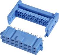 TE Connectivity 1658526 9 Female header Met trekonlasting Rastermaat: 2.54 Mm Totaal aantal polen: 14 Aantal rijen: 2 1 stuk(s)
