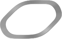 TE Connectivity 2414 001 2486 Ronde connector onderlegring 1 stuk(s)