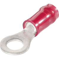 TE Connectivity 31880 Ringkabelschoen Dwarsdoorsnede (max.): 1.60 Mm² Schachtdiameter: 2.84 Mm Deels geïsoleerd Rood 1 stuk(s)