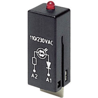 TE Connectivity Steekmodule Met LED, Met veiligheids diode PTML0024 Lichtkleur (naam): Rood 1 stuk(s)