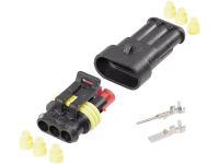 TE Connectivity 30S004 Superseal set AMP Superseal 1.5Mm Series Totaal aantal polen: 3 Rastermaat: 6 mm Inhoud: 1 set(s)