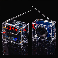 TEA5767 FM Radio DIY Kit 87MHz 108MHz Digitale Displayontvanger met 5W 8ohm Speaker Antenne Elektronische DIY Soldeerset