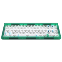 TEAMWOLF CIY GAS67 Transparant Mechanisch Toetsenbord Aangepaste Kit 67 Toetsen Macro Programmering Muzikaal ritme RGB B